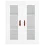 Armario de pared blanco brillante 69,5x34x90 cm de , Aparadores - Ref: Foro24-828454, Precio: 92,43 €, Descuento: %