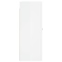 Armario de pared blanco brillante 69,5x34x90 cm de , Aparadores - Ref: Foro24-828454, Precio: 92,43 €, Descuento: %