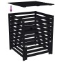 Compostador de madera maciza de pino negro 82,5x82,5x99,5 cm de , Compostadores - Ref: Foro24-823819, Precio: 166,99 €, Descu...