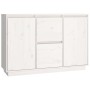 Aparador madera maciza de pino blanco 111x34x75 cm de , Aparadores - Ref: Foro24-814310, Precio: 132,65 €, Descuento: %