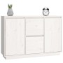 Aparador madera maciza de pino blanco 111x34x75 cm de , Aparadores - Ref: Foro24-814310, Precio: 132,65 €, Descuento: %