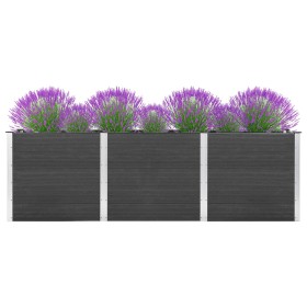 Arriate elevado de WPC gris 300x100x91 cm de , Maceteros y jardineras - Ref: Foro24-318102, Precio: 696,84 €, Descuento: %