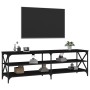Mueble de TV madera contrachapada negro 160x40x50 cm de , Muebles TV - Ref: Foro24-826729, Precio: 83,78 €, Descuento: %