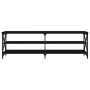Mueble de TV madera contrachapada negro 160x40x50 cm de , Muebles TV - Ref: Foro24-826729, Precio: 83,78 €, Descuento: %