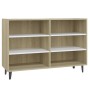 Aparador de madera contrachapada blanco y roble 103,5x35x70 cm de , Aparadores - Ref: Foro24-806045, Precio: 78,50 €, Descuen...