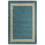 Alfombra hecha a mano de yute azul 120x180 cm de , Alfombras - Ref: Foro24-133735, Precio: 71,06 €, Descuento: %