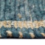 Alfombra hecha a mano de yute azul 120x180 cm de , Alfombras - Ref: Foro24-133735, Precio: 71,06 €, Descuento: %