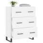 Aparador de madera de ingeniería blanco 69,5x34x90 cm de , Aparadores - Ref: Foro24-827876, Precio: 118,71 €, Descuento: %