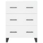 Aparador de madera de ingeniería blanco 69,5x34x90 cm de , Aparadores - Ref: Foro24-827876, Precio: 118,71 €, Descuento: %