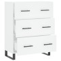 Aparador de madera de ingeniería blanco 69,5x34x90 cm de , Aparadores - Ref: Foro24-827876, Precio: 118,71 €, Descuento: %