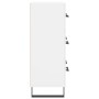 Aparador de madera de ingeniería blanco 69,5x34x90 cm de , Aparadores - Ref: Foro24-827876, Precio: 118,71 €, Descuento: %
