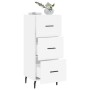 Aparador madera de ingeniería blanco 34,5x34x90 cm de , Aparadores - Ref: Foro24-828620, Precio: 77,05 €, Descuento: %