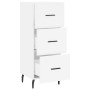 Aparador madera de ingeniería blanco 34,5x34x90 cm de , Aparadores - Ref: Foro24-828620, Precio: 77,05 €, Descuento: %