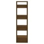 Estantería/divisor espacios madera marrón miel 41x35x125 cm de , Librerías y estanterías - Ref: Foro24-813867, Precio: 45,11 ...
