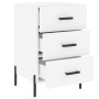 Mesita de noche madera de ingeniería blanco 40x40x66 cm de , Mesitas de noche - Ref: Foro24-827668, Precio: 72,36 €, Descuent...