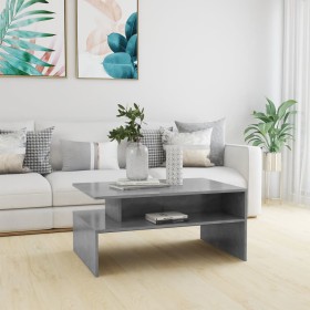 Mesa de centro madera contrachapada gris hormigón 90x60x42,5 cm de , Mesas de centro - Ref: Foro24-803258, Precio: 69,08 €, D...