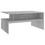 Mesa de centro madera contrachapada gris hormigón 90x60x42,5 cm de , Mesas de centro - Ref: Foro24-803258, Precio: 69,08 €, D...