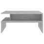 Mesa de centro madera contrachapada gris hormigón 90x60x42,5 cm de , Mesas de centro - Ref: Foro24-803258, Precio: 69,08 €, D...