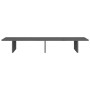 Soporte de monitor madera maciza de pino gris 100x27x15 cm de , Bases y elevadores para ordenadores - Ref: Foro24-813981, Pre...