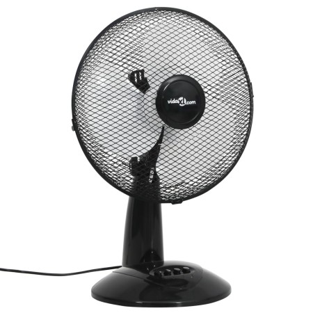 Ventilador de sobremesa 3 velocidades negro 30 cm 40 W de , Ventiladores de pie y de sobremesa - Ref: Foro24-51456, Precio: 3...