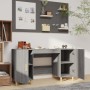 Escritorio de madera contrachapada gris Sonoma 140x50x75 cm de , Escritorios - Ref: Foro24-817550, Precio: 113,86 €, Descuent...