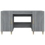 Escritorio de madera contrachapada gris Sonoma 140x50x75 cm de , Escritorios - Ref: Foro24-817550, Precio: 113,86 €, Descuent...