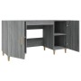 Escritorio de madera contrachapada gris Sonoma 140x50x75 cm de , Escritorios - Ref: Foro24-817550, Precio: 113,86 €, Descuent...