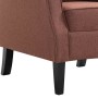Sillón de tela marrón en Sillones | Comprar online en Foru.es