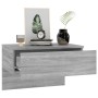 Mesita de noche de pared gris Sonoma de , Mesitas de noche - Ref: Foro24-816942, Precio: 40,28 €, Descuento: %