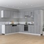 Armario cocina “Lyon” madera ingeniería gris Sonoma de , Armarios de cocina - Ref: Foro24-815583, Precio: 101,31 €, Descuento: %