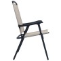 Sillas plegables de jardín 2 unidades textilene color crema de , Sillas de jardín - Ref: Foro24-47924, Precio: 93,19 €, Descu...
