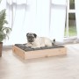 Cama para perros madera maciza de pino 61,5x49x9 cm de , Camas para perros - Ref: Foro24-820851, Precio: 30,30 €, Descuento: %