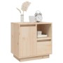 Mesitas de noche 2 uds madera maciza de pino 50x34x50 cm de , Mesitas de noche - Ref: Foro24-814480, Precio: 103,21 €, Descue...