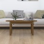 Mesa de centro madera maciza de pino marrón miel 80x40x35 cm de , Mesas de centro - Ref: Foro24-822350, Precio: 47,43 €, Desc...