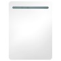 Armario de baño con espejo y LED gris 60x11x80 cm de , Tocadores de baño - Ref: Foro24-326505, Precio: 154,92 €, Descuento: %