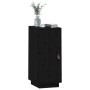Aparador de madera maciza de pino negro 34x40x75 cm de , Aparadores - Ref: Foro24-820116, Precio: 62,39 €, Descuento: %