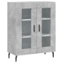 Aparador de madera de ingeniería gris hormigón 69,5x34x90 cm de , Aparadores - Ref: Foro24-827808, Precio: 85,16 €, Descuento: %