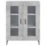Aparador de madera de ingeniería gris hormigón 69,5x34x90 cm de , Aparadores - Ref: Foro24-827808, Precio: 85,16 €, Descuento: %