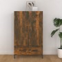 Aparador de madera contrachapada roble ahumado 70x31x115 cm de , Aparadores - Ref: Foro24-817474, Precio: 85,20 €, Descuento: %