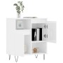 Aparador de madera contrachapada blanco brillante 60x35x70 cm de , Aparadores - Ref: Foro24-831190, Precio: 64,37 €, Descuent...