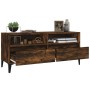 Mueble de TV madera contrachapada roble ahumado 100x34,5x44,5cm de , Muebles TV - Ref: Foro24-831906, Precio: 67,46 €, Descue...