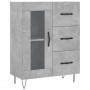 Aparador de madera de ingeniería gris hormigón 69,5x34x90 cm de , Aparadores - Ref: Foro24-828040, Precio: 91,32 €, Descuento: %
