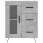 Aparador de madera de ingeniería gris hormigón 69,5x34x90 cm de , Aparadores - Ref: Foro24-828040, Precio: 91,32 €, Descuento: %