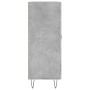 Aparador de madera de ingeniería gris hormigón 69,5x34x90 cm de , Aparadores - Ref: Foro24-828040, Precio: 91,32 €, Descuento: %