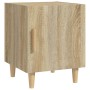 Mesitas de noche 2 uds madera contrachapada color roble Sonoma de , Mesitas de noche - Ref: Foro24-812049, Precio: 67,66 €, D...