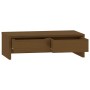 Soporte de monitor madera maciza pino marrón miel 50x27x15 cm de , Bases y elevadores para ordenadores - Ref: Foro24-813957, ...