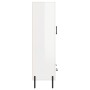 Aparador alto madera de ingeniería blanco brillo 69,5x31x115 cm de , Aparadores - Ref: Foro24-828310, Precio: 104,46 €, Descu...