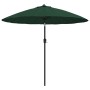 Sombrilla de jardín con palo de aluminio verde 270 cm de , Sombrillas - Ref: Foro24-47304, Precio: 80,21 €, Descuento: %