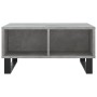Mesa de centro madera de ingeniería gris hormigón 60x60x30 cm de , Mesas de centro - Ref: Foro24-827048, Precio: 52,94 €, Des...