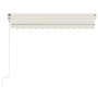 Toldo retráctil automático crema 300x250 cm de vidaXL, Toldos - Ref: Foro24-3068867, Precio: 290,42 €, Descuento: %
